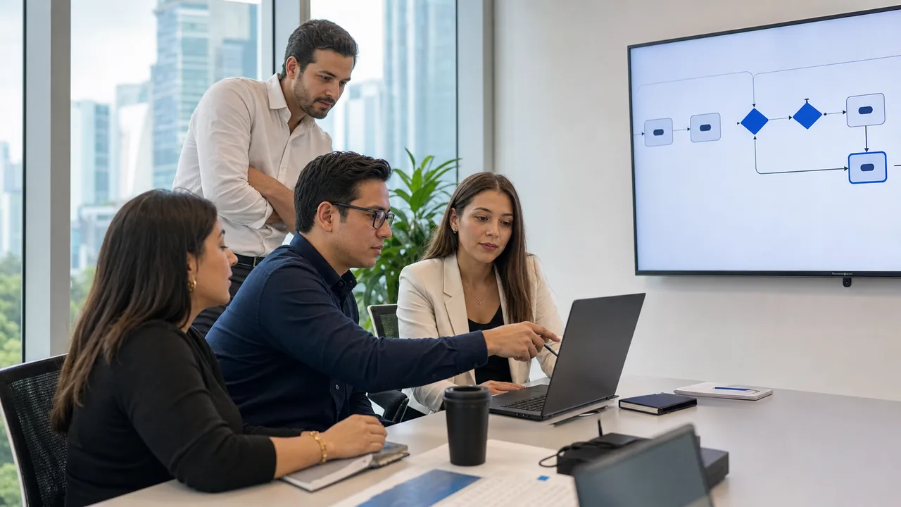 Visual de Sistemas empresariales con IA