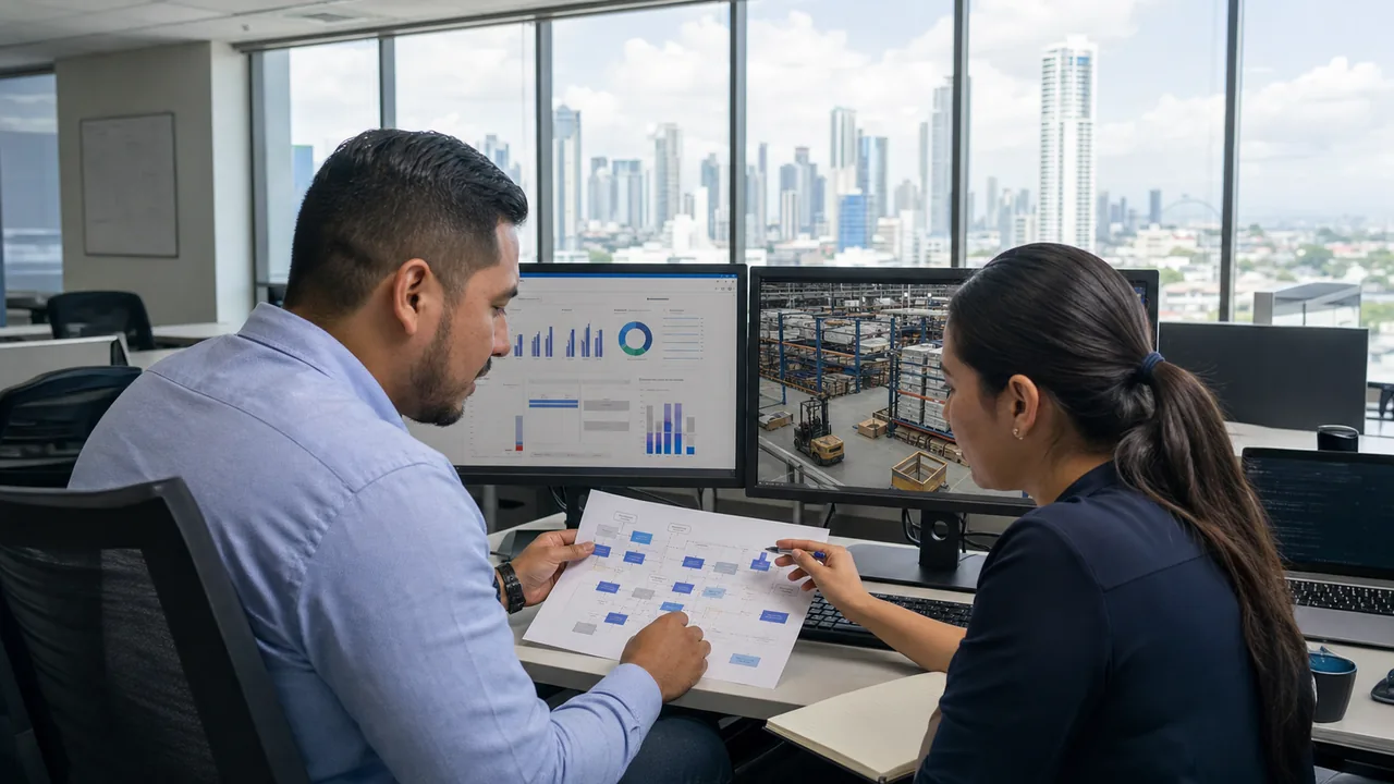 Visual de Automatización ERP y control operativo